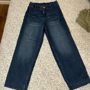 High rise Sailor pocket Dark wash Jeans